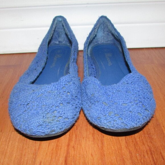 Bluecrush Blue Lace Flats - Sz 8 - Picture 4 of 9